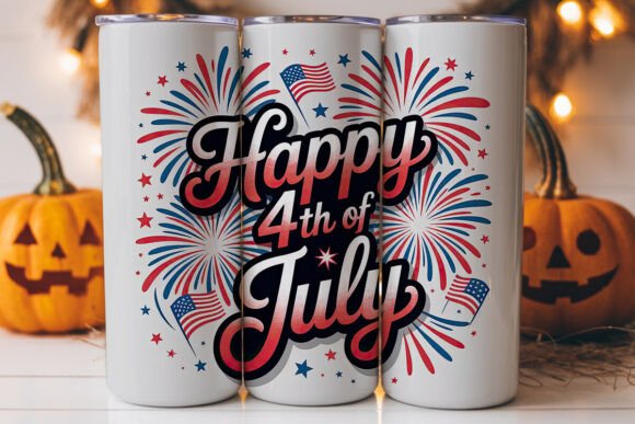 4th of July Tumbler Wrap