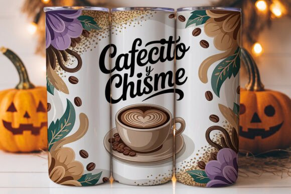 Cafecito Y Chisme 20oz Tumbler Wrap