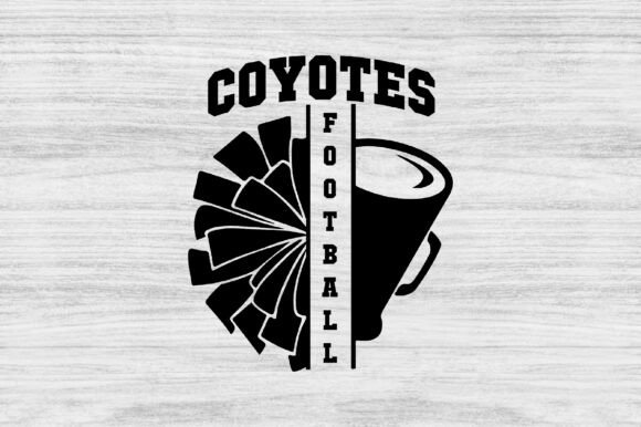 Coyotes Football Embroidery Design