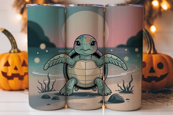 Cute Baby Turtle 20oz Tumbler Wrap