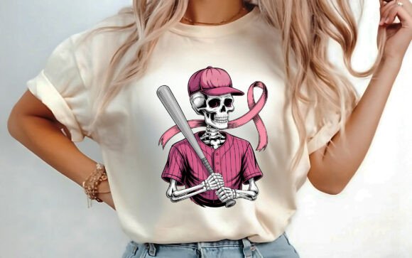 Funny Baseball Breast Cancer Awareness