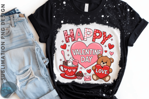 Happy Valentine's Day Sublimation PNG De