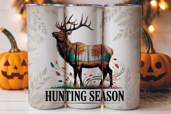 Hunting Season Elk 20oz Tumbler Wrap