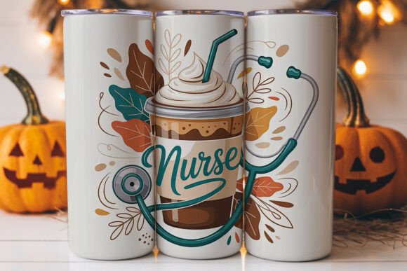 Nurse Coffee Tumbler Wrap 20oz