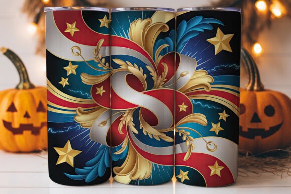 Patriotic Stars Stripes 20oz Tumbler