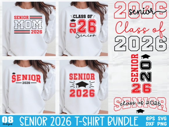 Senior 2026 T-shirt Bundle